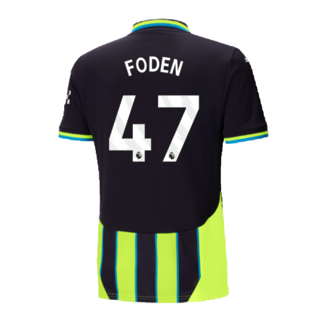 2024-20 Man City Authentic Away Jersey Foden #47 M S