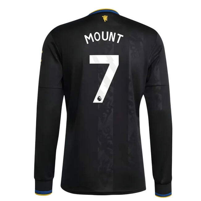 Retro Man Utd 2025-2026 Man Utd Long Sleeve Third Shirt (Mount 7) f...