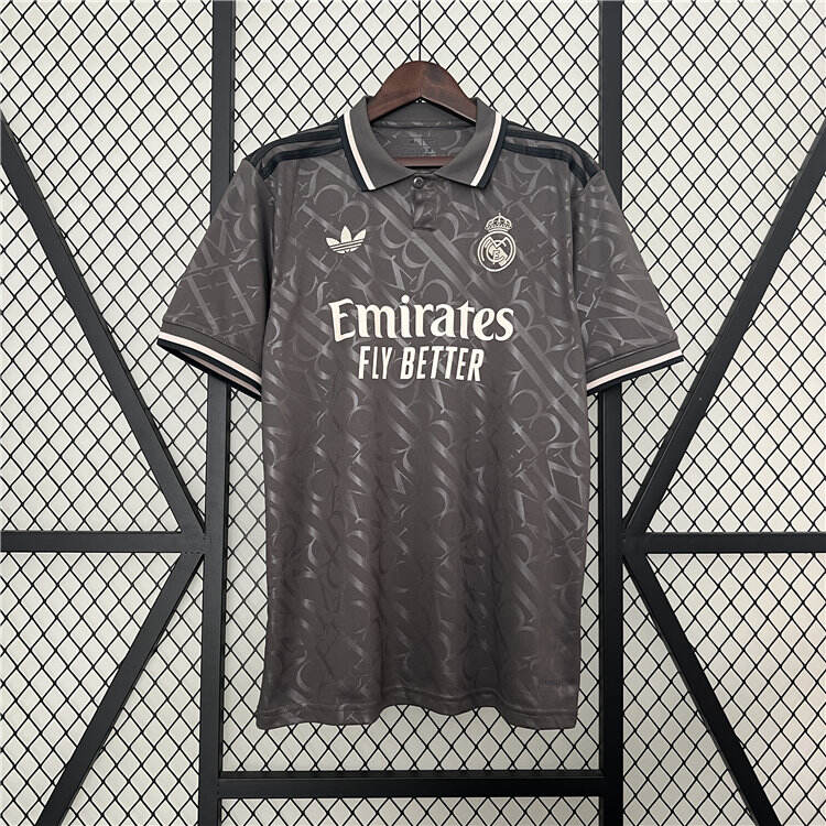 Real Madrid 2425 Third Grey Shirt - Official Replica 24647