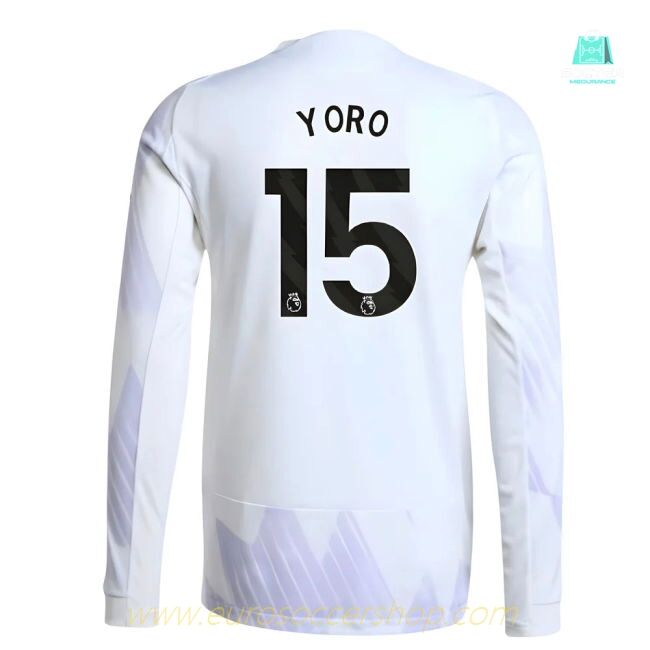 2025-2026 Man Utd Authentic Long Sleeve Away Shirt (Yoro 15)