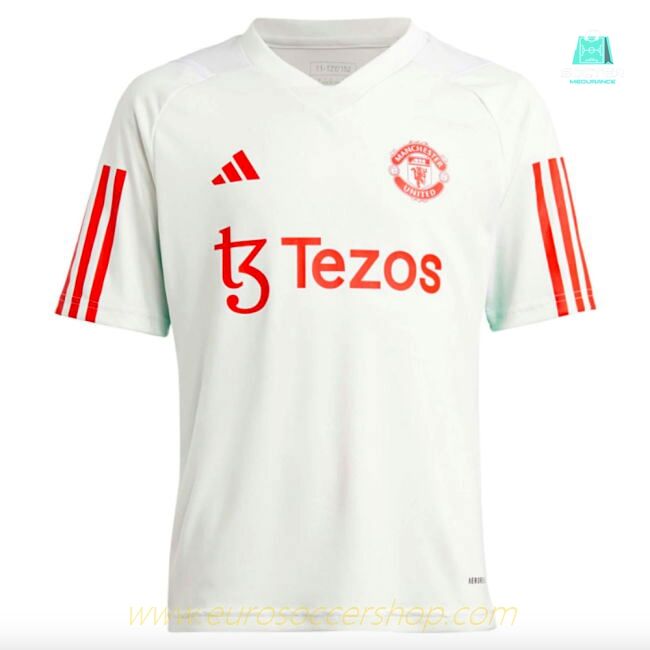 2023-2024 Man Utd Training Jersey (White) - Kids (Rashford 10)