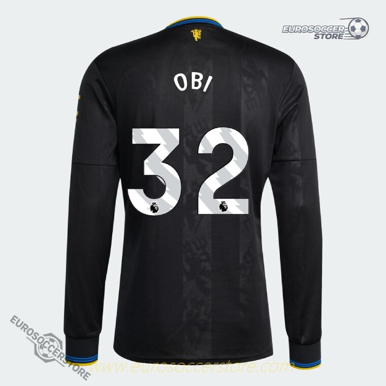 Manchester United 25-26 Third Long Sleeve OBI 32 Version Jersey