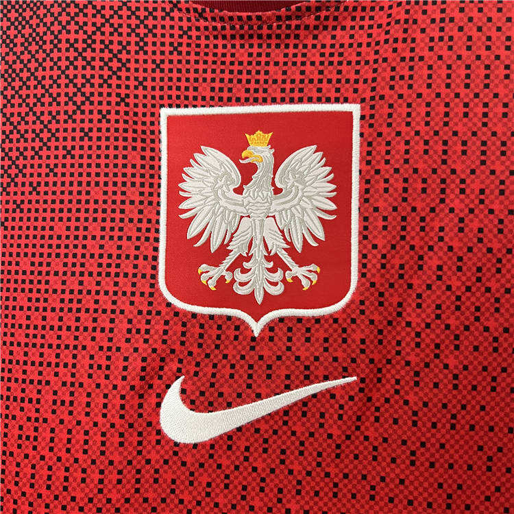 Poland UEFA Euro 2024 Away Soccer Jersey Football Shirt - Official