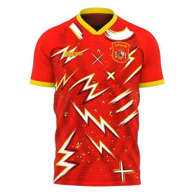 2025-2026 Home Shirt by Spain (Little Ones