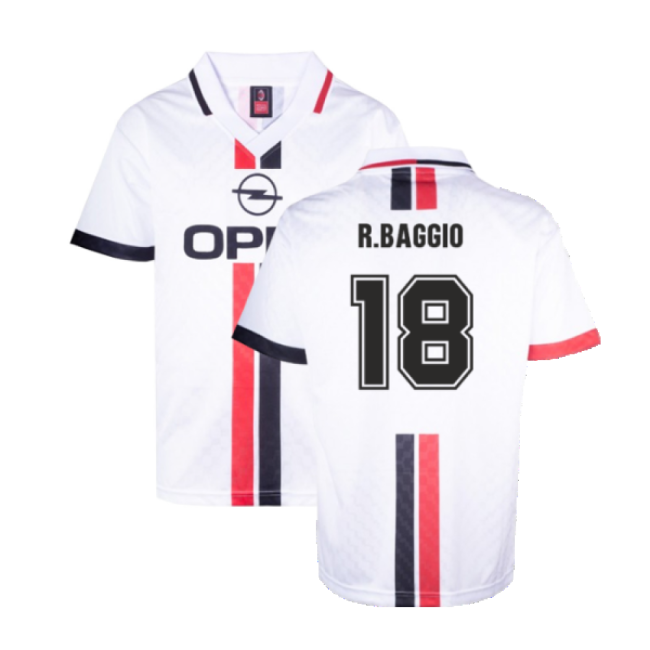 Elite Ac Milan Away R.baggio Jersey 2023-2024 Moisture-wicking