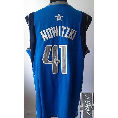 DAL Dirk #41 Premium Quality Authentic Jersey Retro Style Athletic