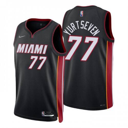 Miami Heat Omer #77 Premium Quality Authentic Jersey Vintage Look