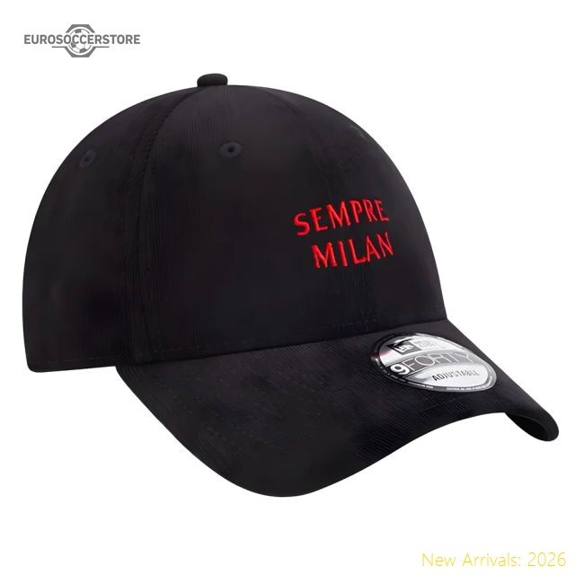 Exceptional Ac Milan Needle Cord Black 9forty Adjustable Cap
