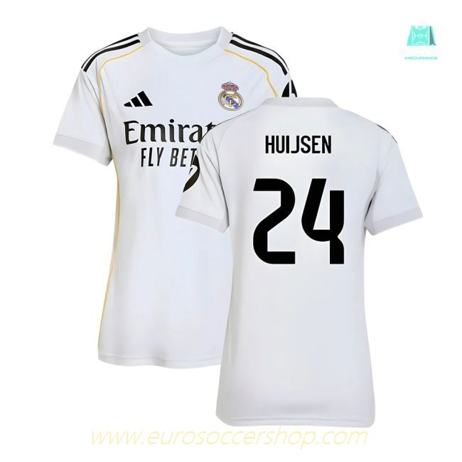 2025-2026 Real Madrid Home Shirt (Womens) (Huijsen 24)