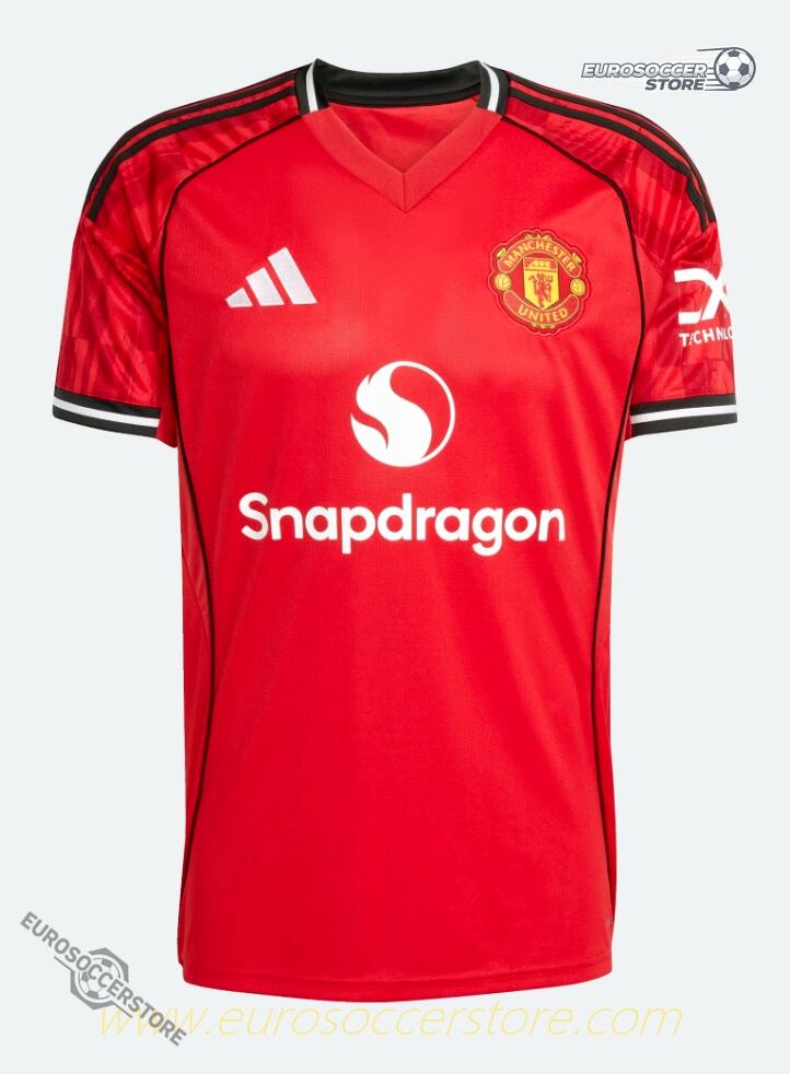 Manchester United's 25-26 Season Home Jersey Featuring MBEUMO 19