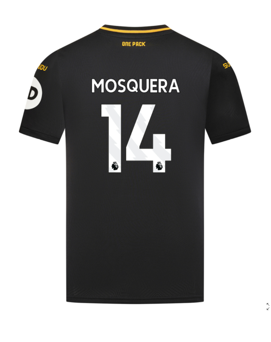Wolverhampton Wanderers 24-25 Season MOSQUERA #14 Road Jersey