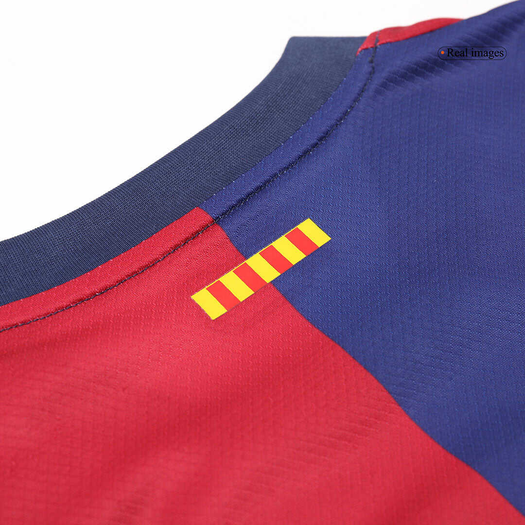 Kid's Barcelona Home Soccer Jersey Kit(Jersey+Shorts+Socks) 2024/25Aut