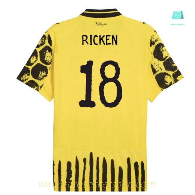 2025-2026 KIDSUPER x Borussia Dortmund CWC Home Shirt (Ricken 18)