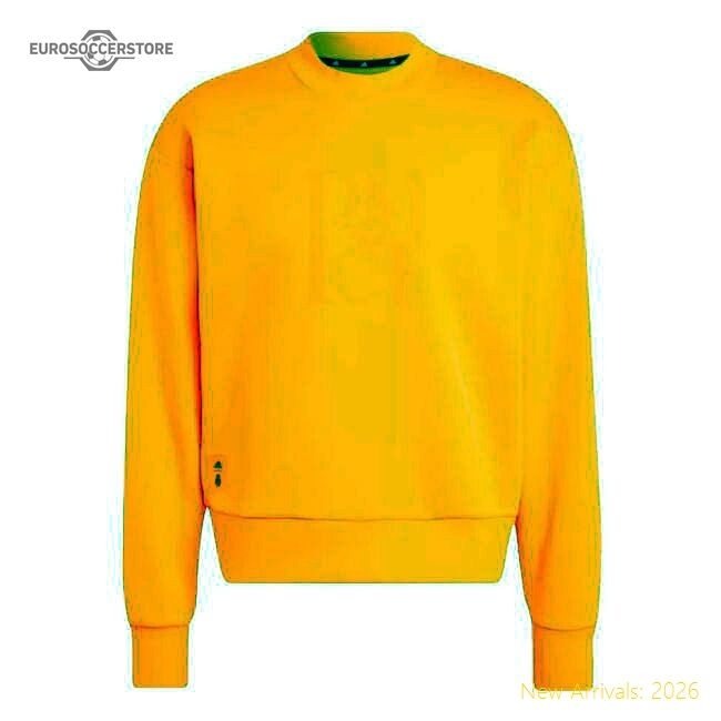 2024-2025 Real Madrid Seasonal Double Knit Crew (orange)