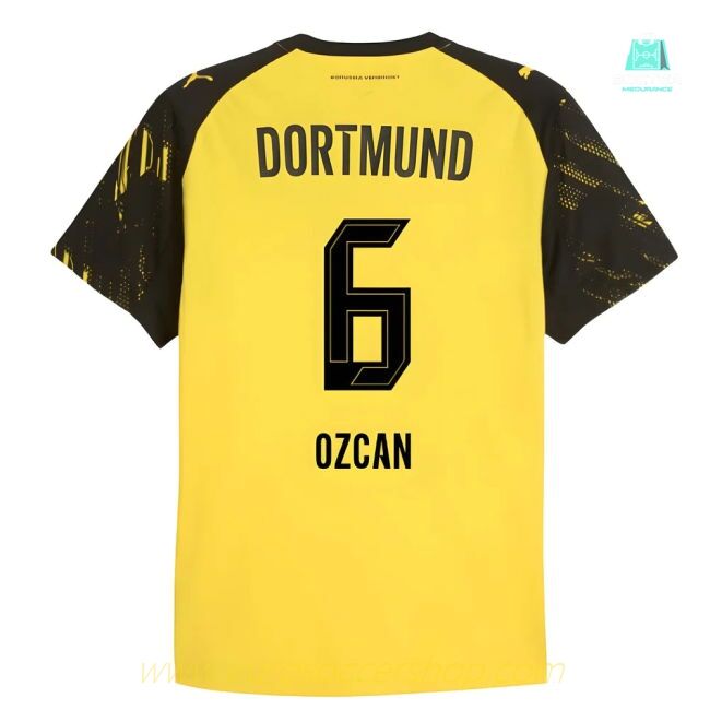 2025-2026 Borussia Dortmund Authentic Home Shirt (Ozcan 6)