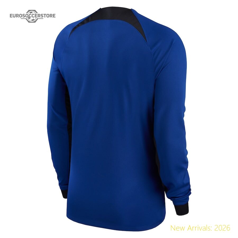 Men Net Netherlands Long Sleeve Away Away Durable Jersey 2022