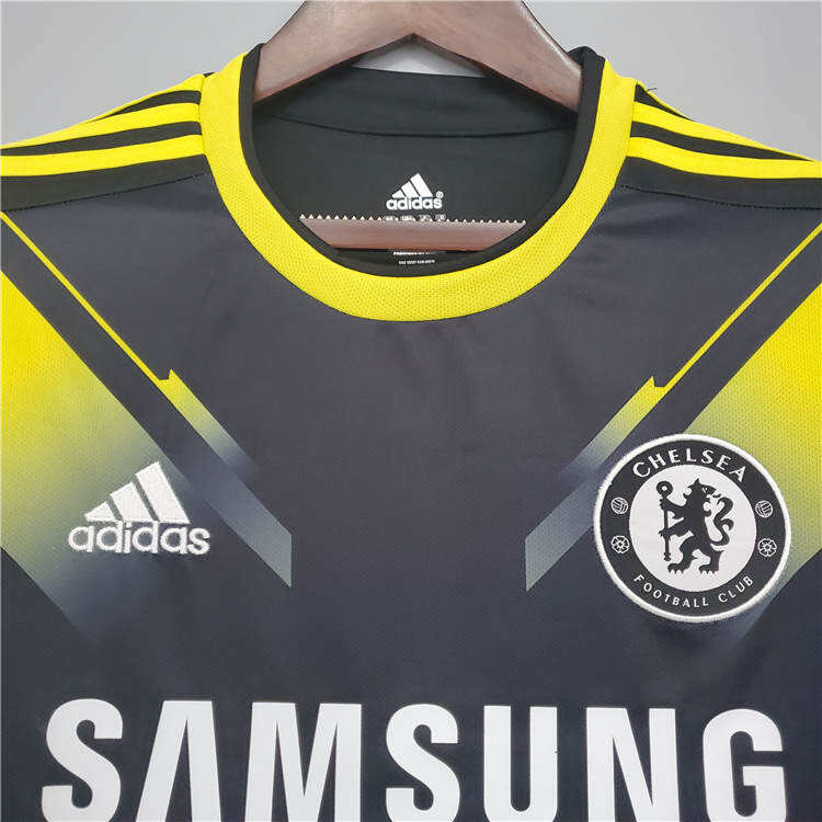1213 CHELSEA RETRO THIRD BLACK SOCCER SHIRT JERSEY - Official Replica
