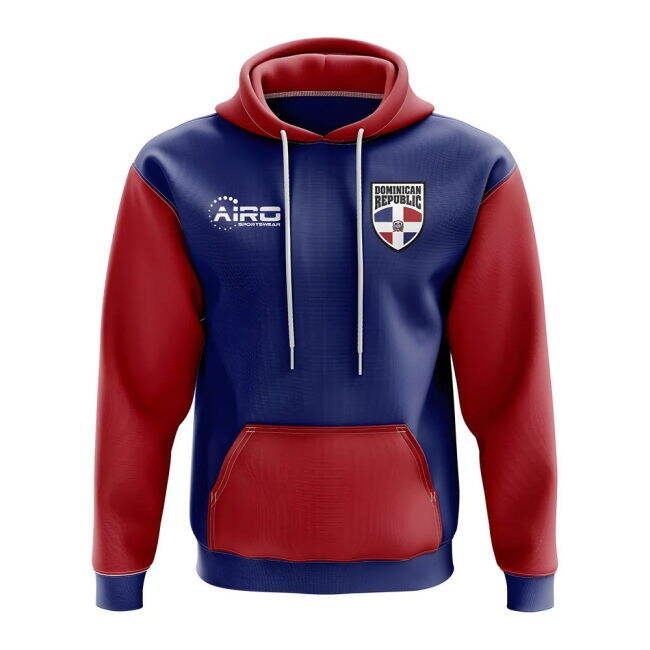 Dominican Republic Concept Country Football Hoody (Navy)