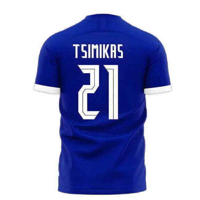 Low Cost Greece 2025-2026 Away Concept Football Kit (Libero) (TSIMIKAS 21) Discount Campaign