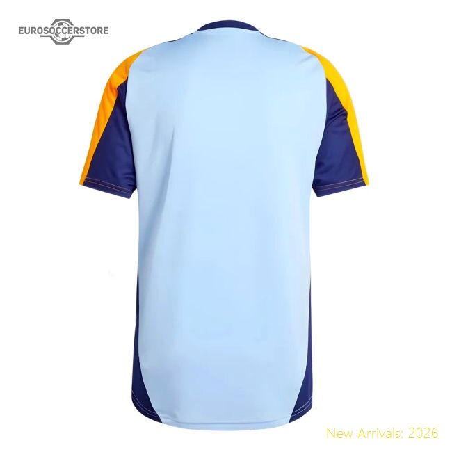 High-quality 2024-2025 Real Madrid Training Shirt (glow Blue) (mbap