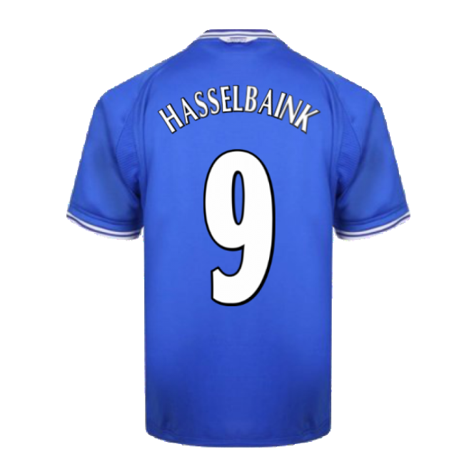 2000-2001 Chelsea Home Classic Jersey Match-Grade Iconic Hasselba#953