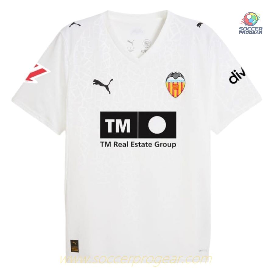 FC Valencia Home Youthren's Football Kit Team Jersey 2025/26 Collection Black