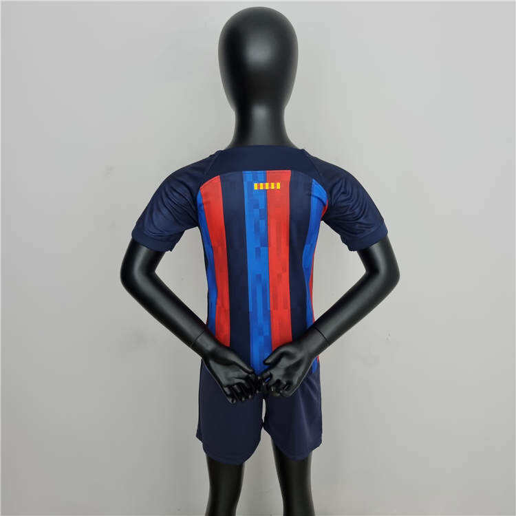 Kids Barcelona FC 2223 Home Kit ShirtShorts - Official Replica 19046