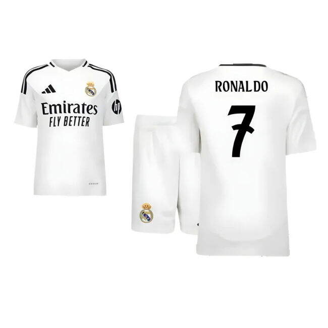 2024-2025 Real Madrid Home Youth Kit (Ronaldo 7)