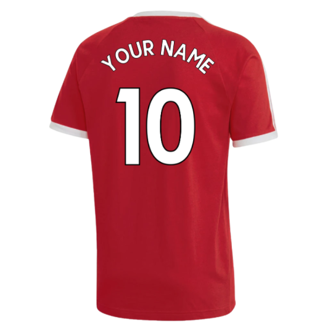 2022-2023 Man Utd 3S DNA Tee (Red) (Your Name) (Collector's Item)