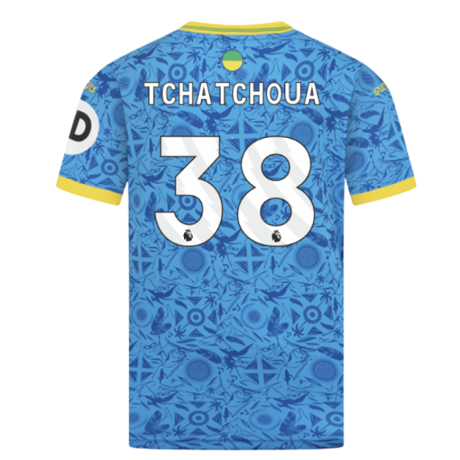 match worn 2025-2026 Wolves Third Shirt (Kids) (Tchatchoua 38)