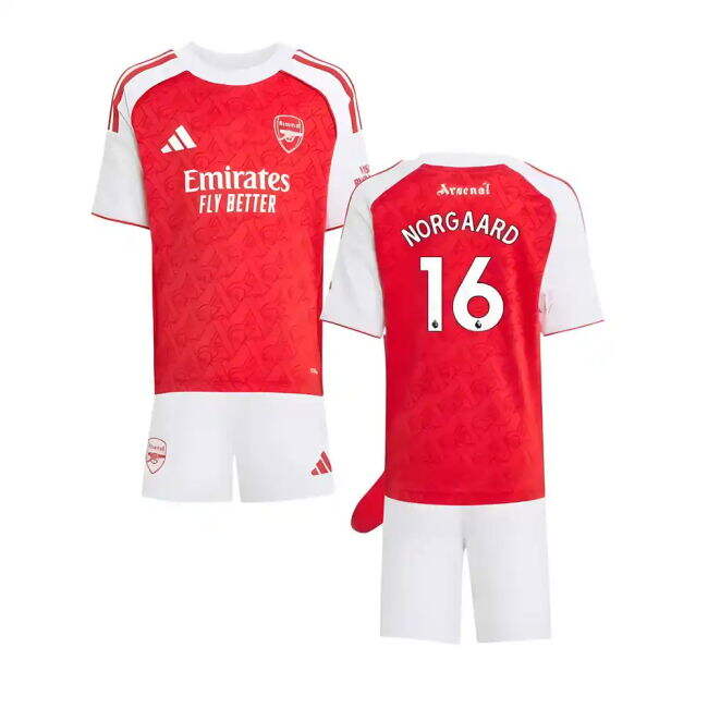 Economical 2025-2026 Arsenal Home Player Issue Stylish Norgaard 1#314