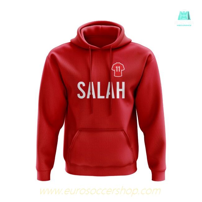 Mohamed Salah Liverpool Number Hoody (Red)