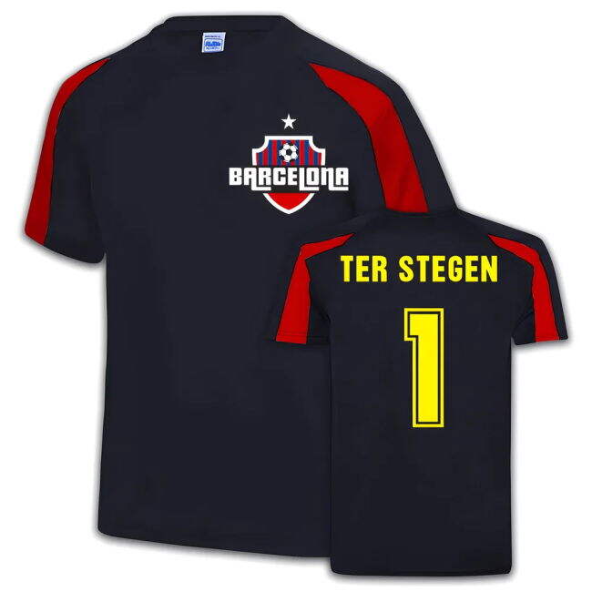 Unique Rare Quality Barcelona Training Limited Shirt (Ter Stegen 1)