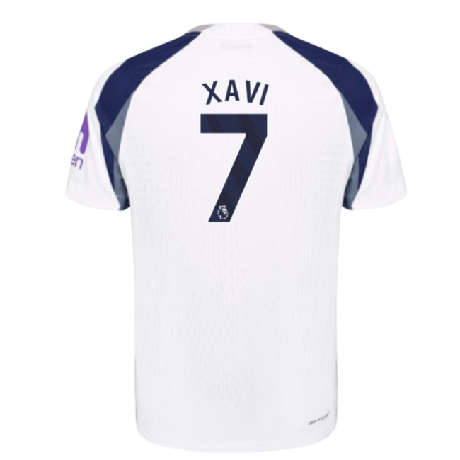 Adult 2025-2026 Tottenham Hotspur Authentic Home Shirt (Xavi 7)