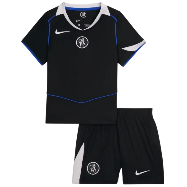 Kid's Chelsea Third Away Soccer Jersey Kit(Jersey+Shorts) 2025/26Authe
