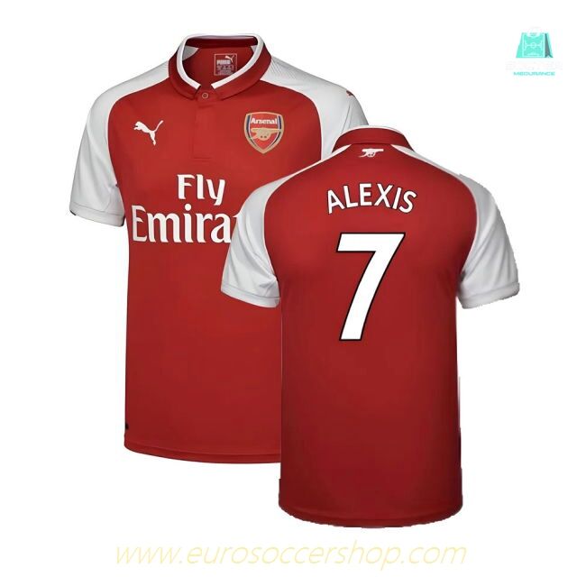Arsenal 17/18 Home Football Shirt Adult Size XS ((Excellent) XS) (Alexis 7)