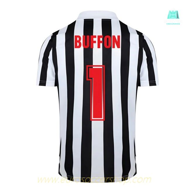 Score Draw Juventus 1984 Retro Football Shirt (BUFFON 1)
