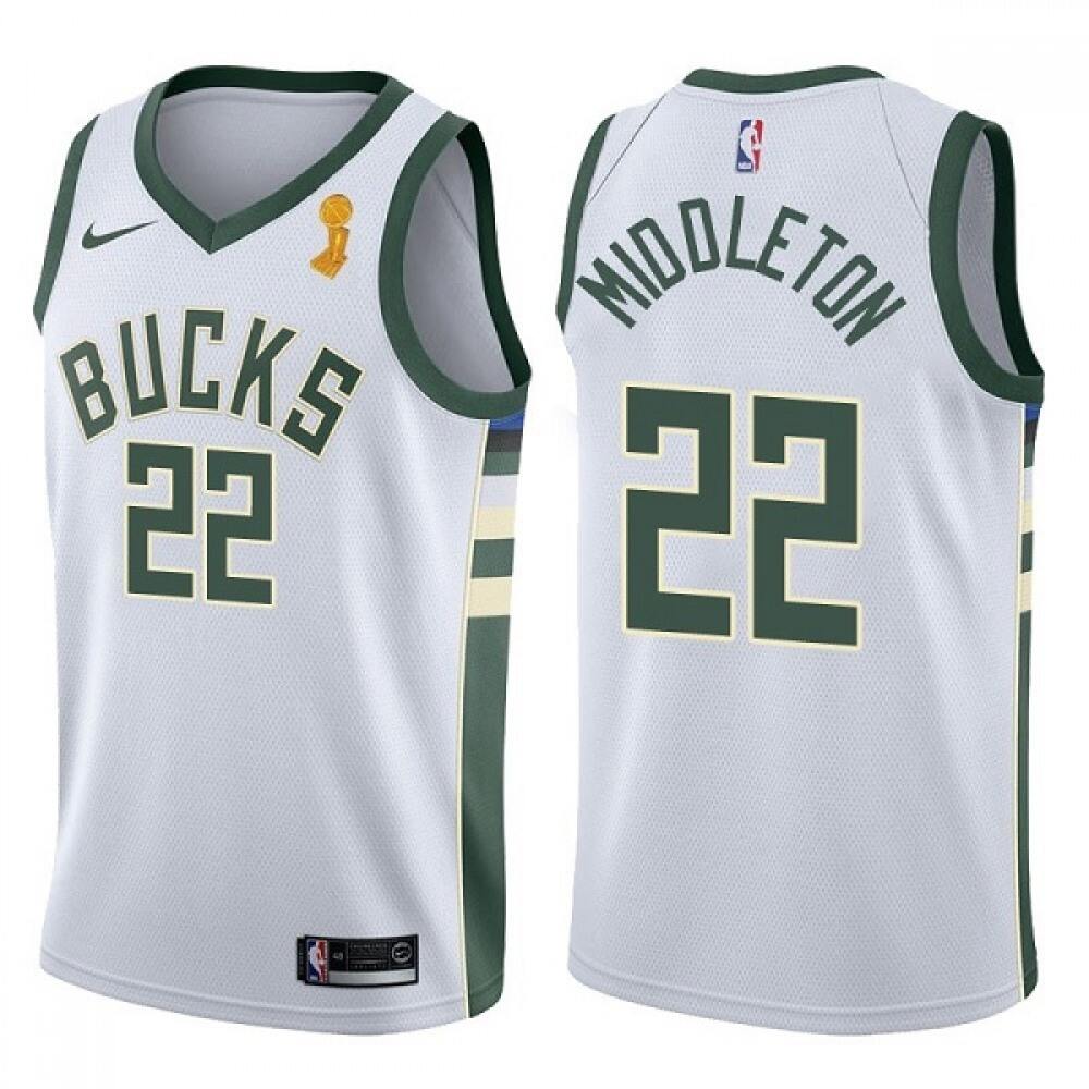 Performance Top-Grade Men's Bucks #22 Khris White Basketball Jersey