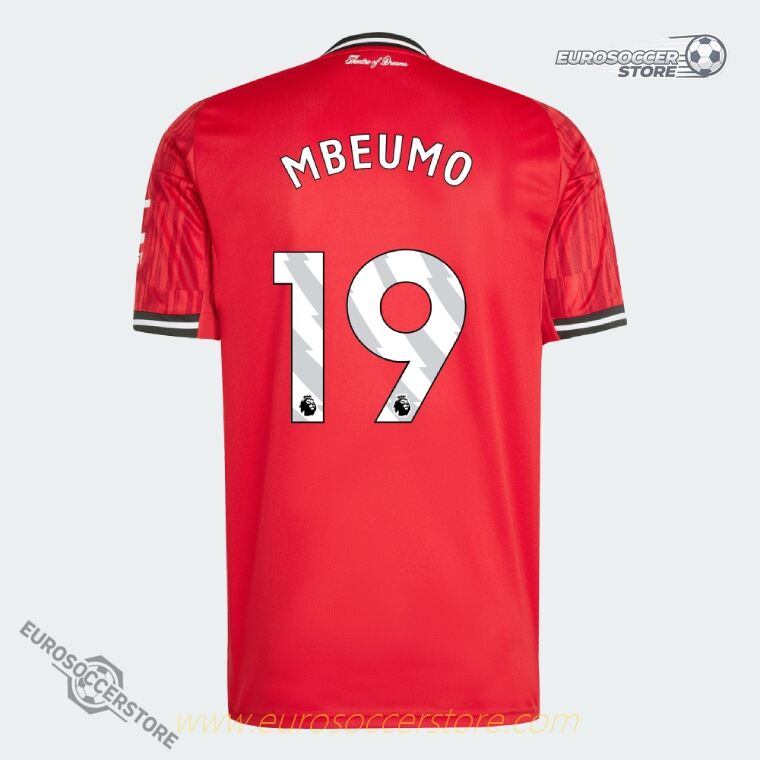 Manchester United's 25-26 Season Home Jersey Featuring MBEUMO 19