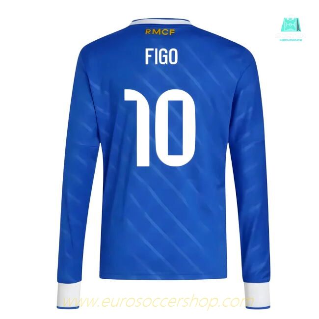 2025-2026 Real Madrid Long Sleeve Third Shirt (Kids) (Figo 10)