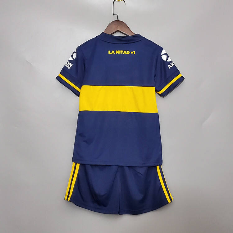 Kids Boca Juniors Home Navy Soccer KitShirtShorts - Official Replica