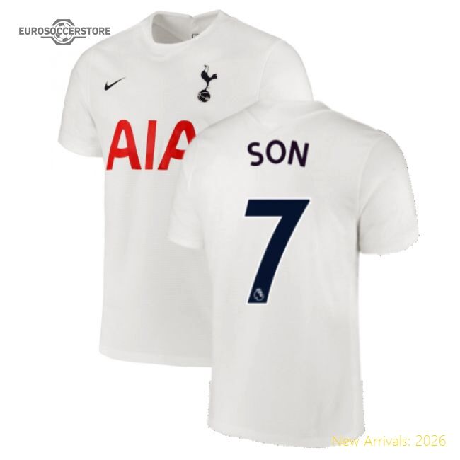 First-class Premier League Team Home Son Jersey 2021-2022 Breathable