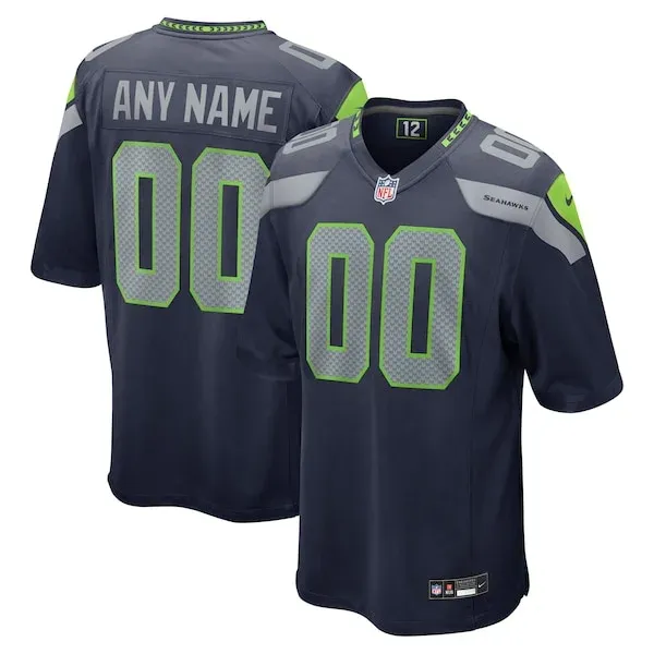 Performance Seattle Seahawks Game Jersey - Premium Navy NFL Fan Jer...