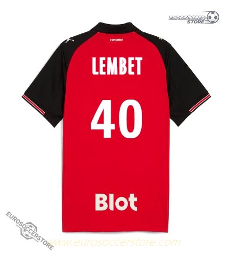 Rennes Home LEMBET 40 Jersey 25-26