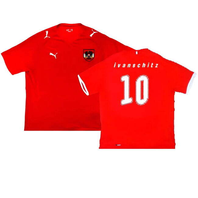 Player Issue Style Austria Top Level Home Pro Shirt (Ivanschitz 10)