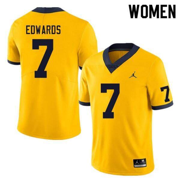 Women Ncaa Team Yellow Womens #7 Official Replica - Value