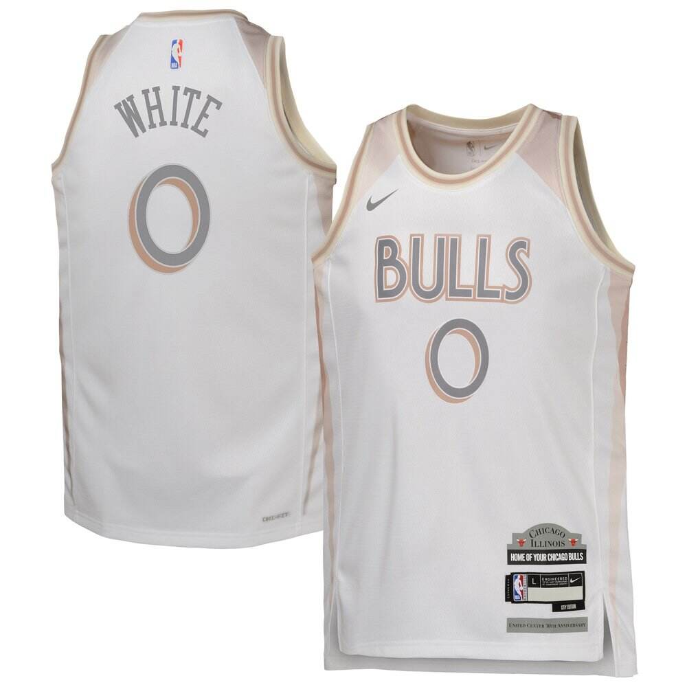 High-Quality Jersey Chicago Bulls White - City Edition - NBA Collection