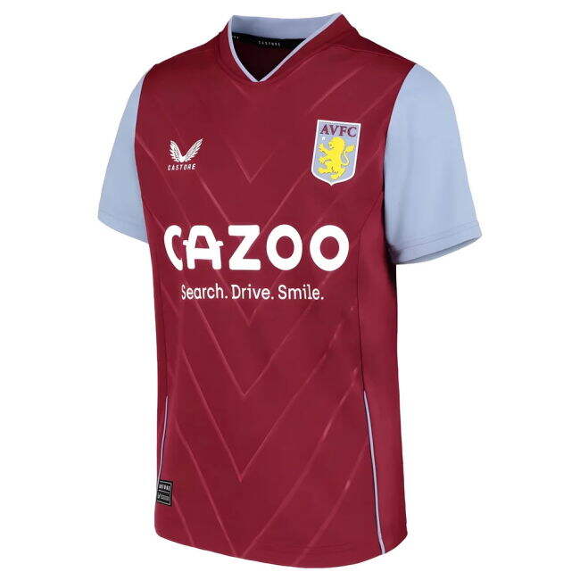 Trendy Aston Villa 2022-2023 Aston Villa Home Shirt (Kids) for Supp...