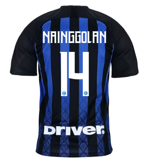 18-19 INTER MILAN NAINGGOLAN 14 HOME SOCCER JERSEY SHIRT - Official