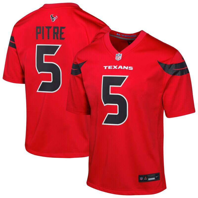 None Jalen Pitre Houston Texans Great Value Authentic Jersey
